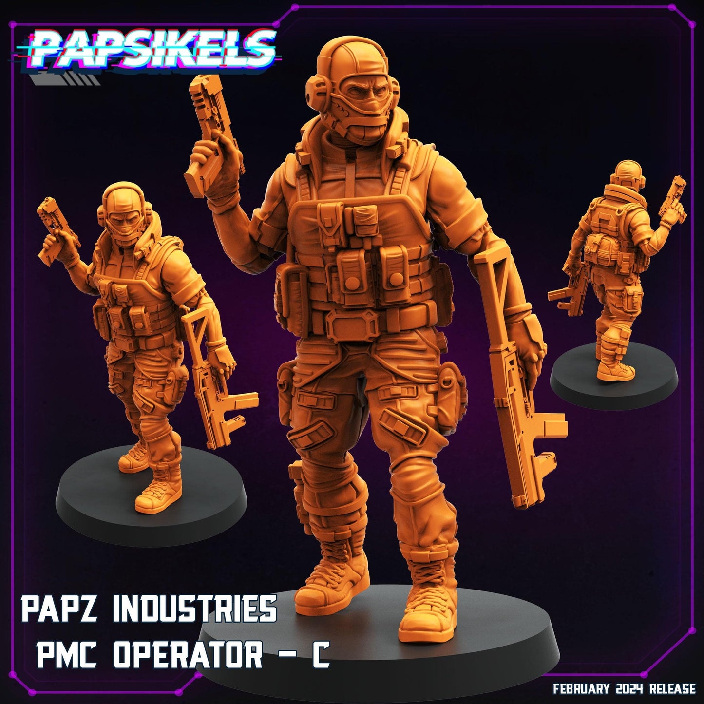 3D Printed Papsikels Papz Industries Pmc Operators Set 28mm 32mm - 3D Printing Boss 