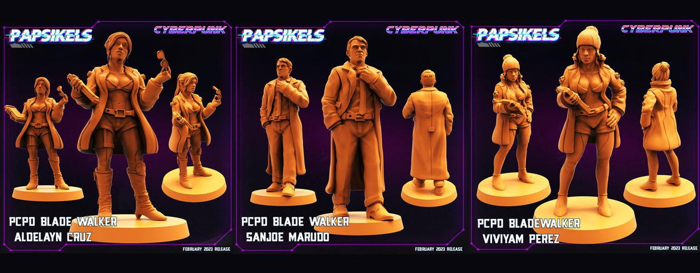 3D Printed Papsikels - Pcpd Blade Walker Set - 28mm 32mm - 3D Printing Boss 