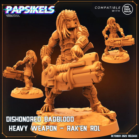 3D Printed Papsikels Rakenrol Dishonored Badblood Skullhunter Mastab 28mm 32mm - 3D Printing Boss 