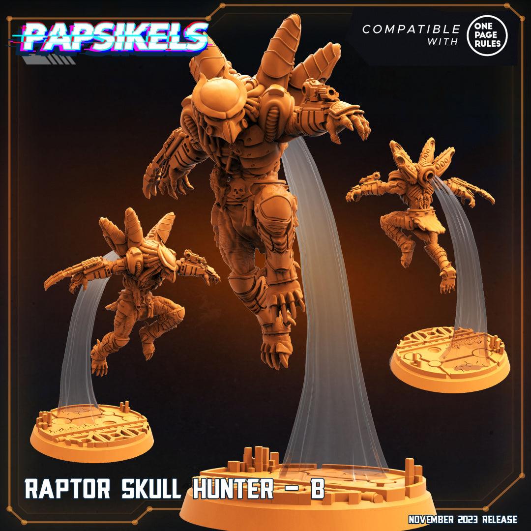 3D Printed Papsikels Raptor Skull Hunters Set Skull Hunters Army Bundle 2 28mm 32mm - 3D Printing Boss 