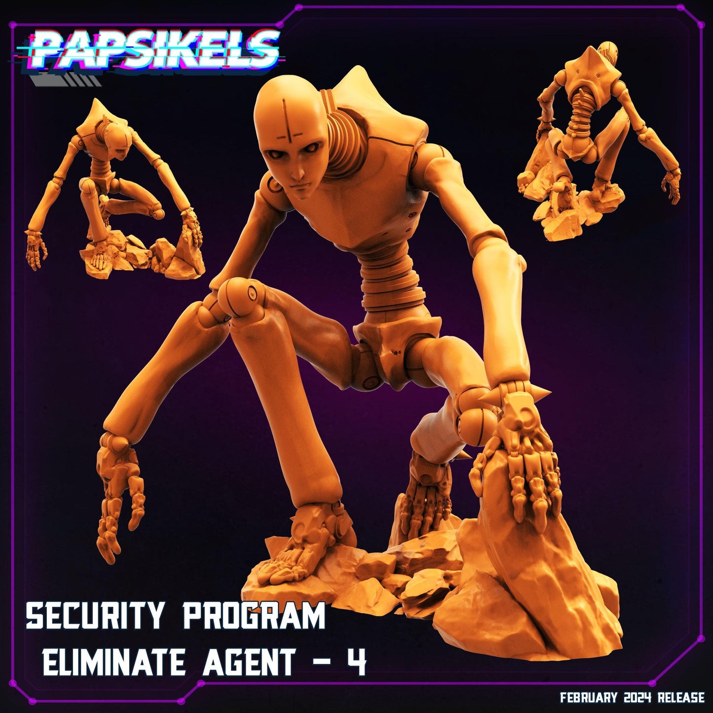 3D Printed Papsikels Security Program Eliminate Agents 28mm 32mm - 3D Printing Boss 