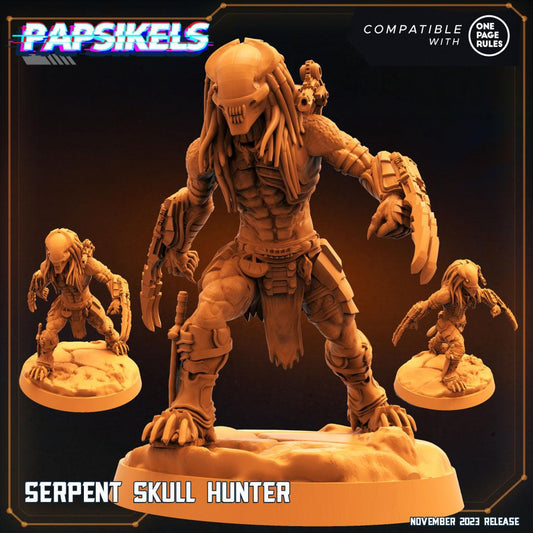 3D Printed Papsikels Serpent Skull Hunter Skull Hunters Army Bundle 2 28mm 32mm - 3D Printing Boss 