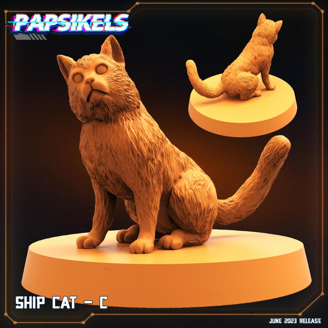 3D Printed Papsikels - Ship Cat Set - 28mm 32mm - 3D Printing Boss 