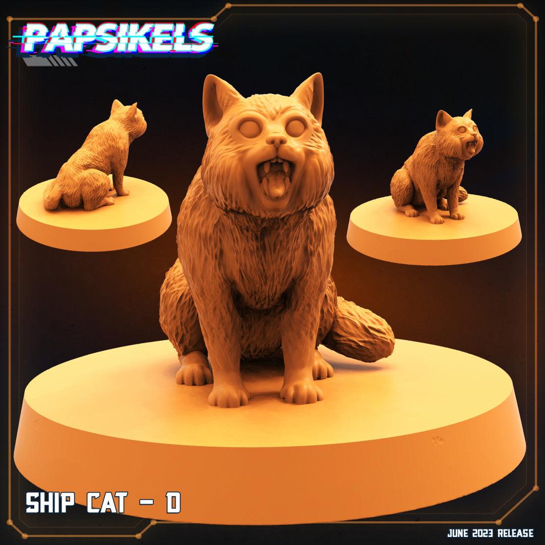3D Printed Papsikels - Ship Cat Set - 28mm 32mm - 3D Printing Boss 