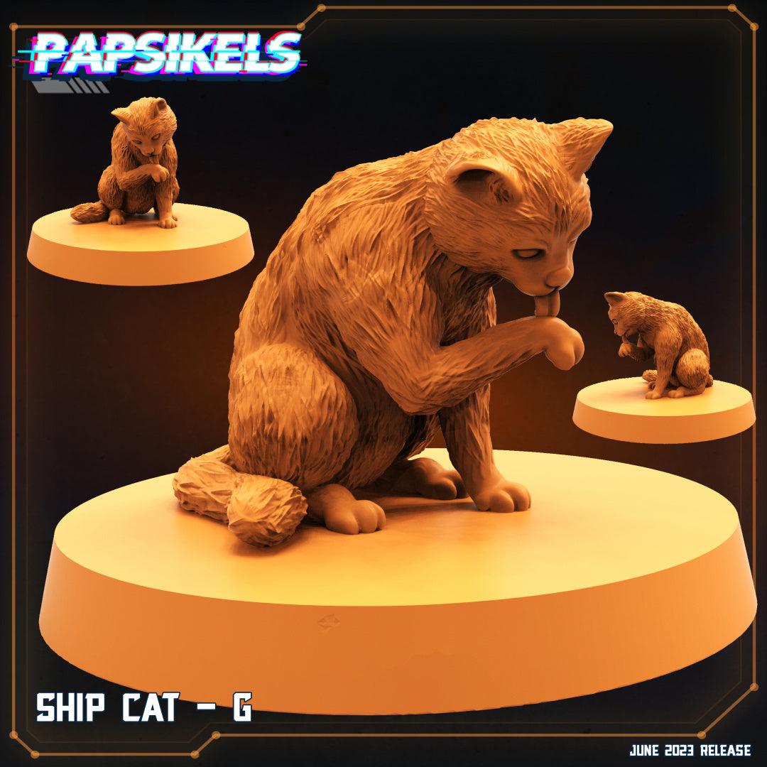 3D Printed Papsikels - Ship Cat Set - 28mm 32mm - 3D Printing Boss 