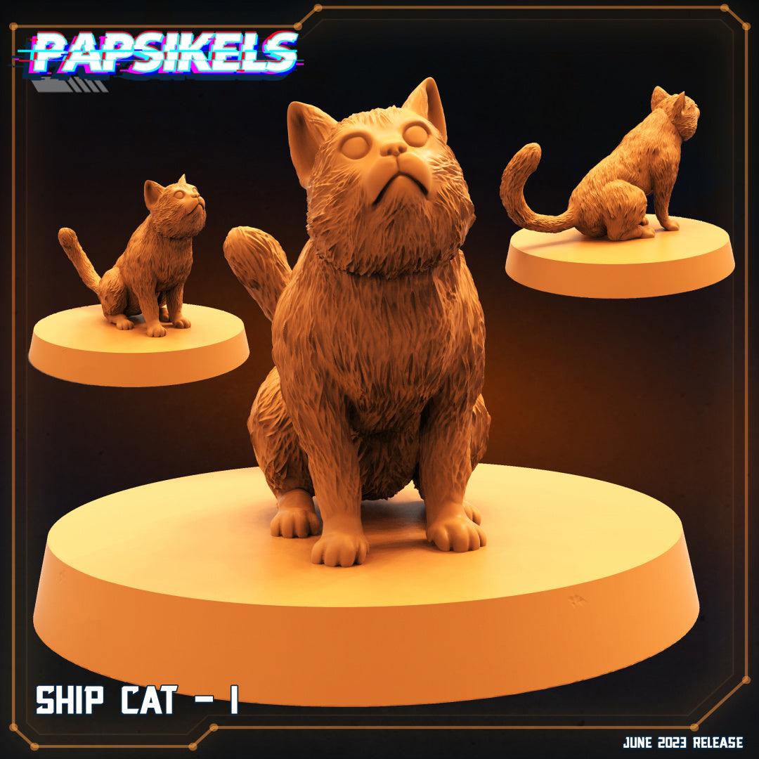 3D Printed Papsikels - Ship Cat Set - 28mm 32mm - 3D Printing Boss 