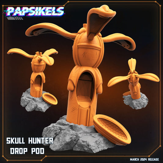 3D Printed Papsikels Skull Hunter Drop Pod 28mm 32mm - 3D Printing Boss 