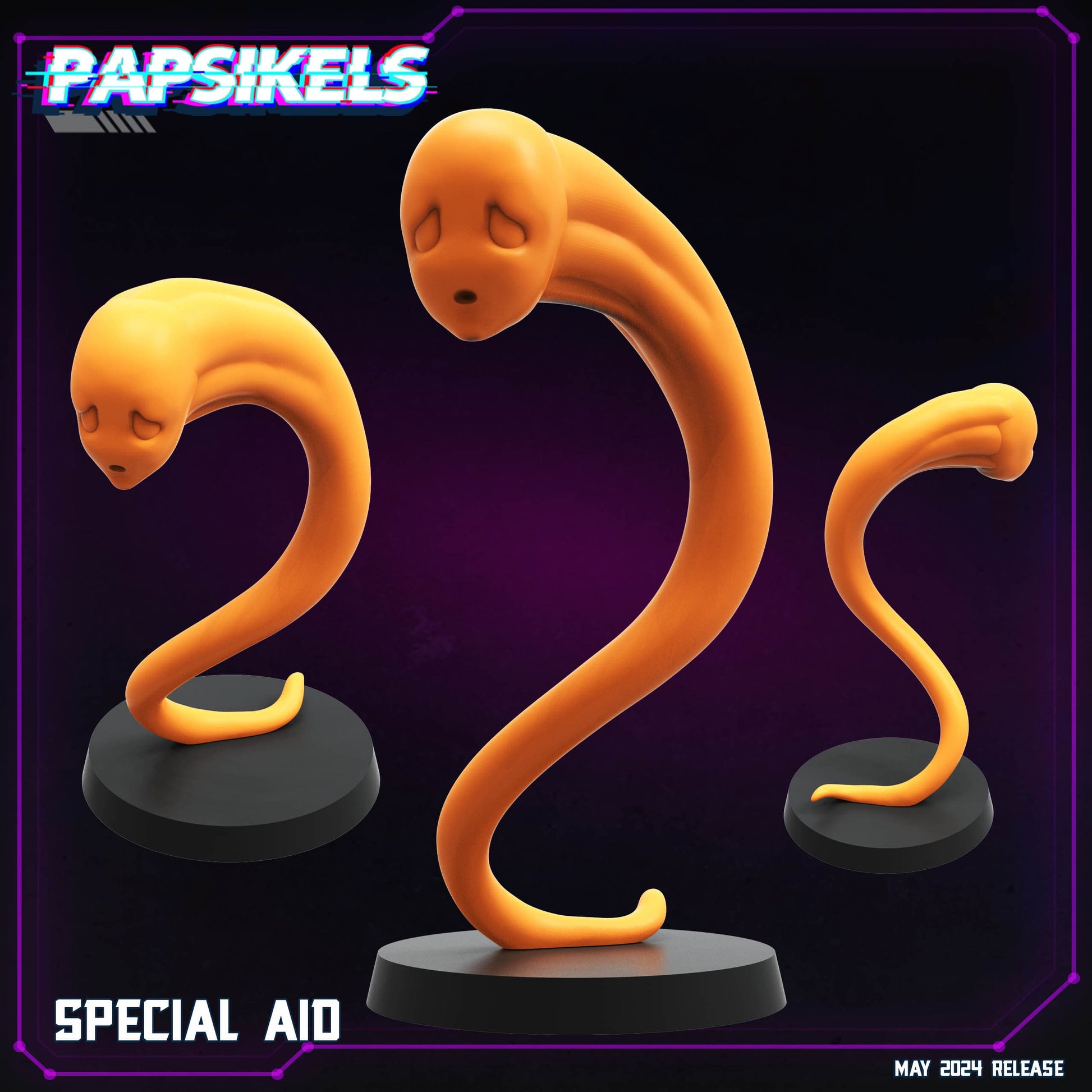 3D Printed Papsikels Special Aid May 2024 Cyberpunk 28mm 32mm - 3D Printing Boss 
