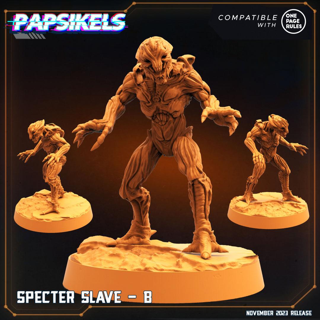 3D Printed Papsikels Specter Slaves Set Skull Hunters Army Bundle 2 28mm 32mm - 3D Printing Boss 