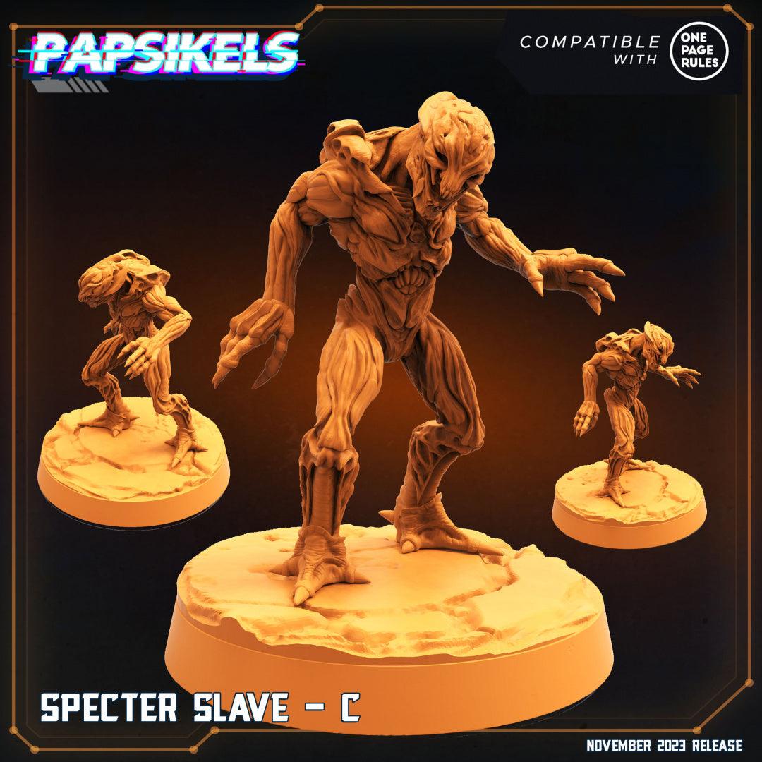 3D Printed Papsikels Specter Slaves Set Skull Hunters Army Bundle 2 28mm 32mm - 3D Printing Boss 
