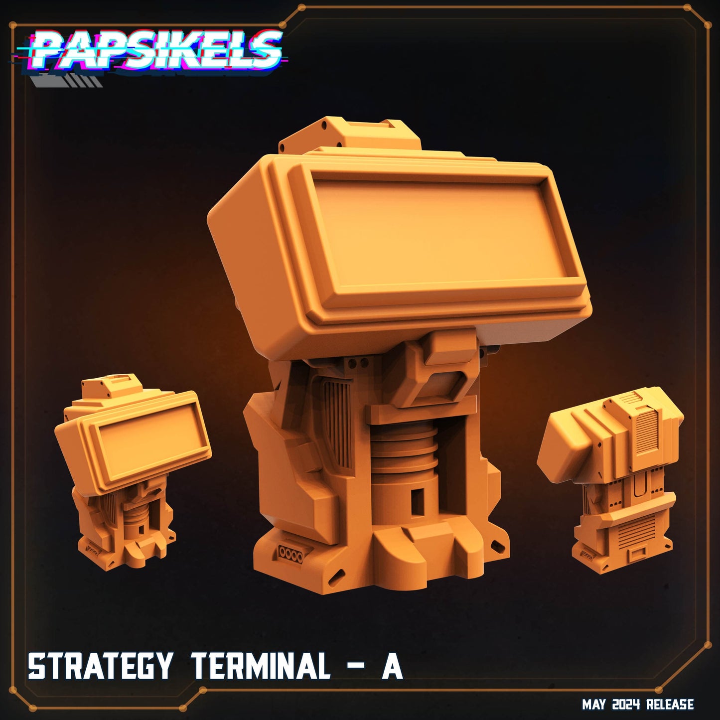 3D Printed Papsikels Strategy Terminal A Democracy Troopers Bugs and Bots 28mm 32mm - 3D Printing Boss 