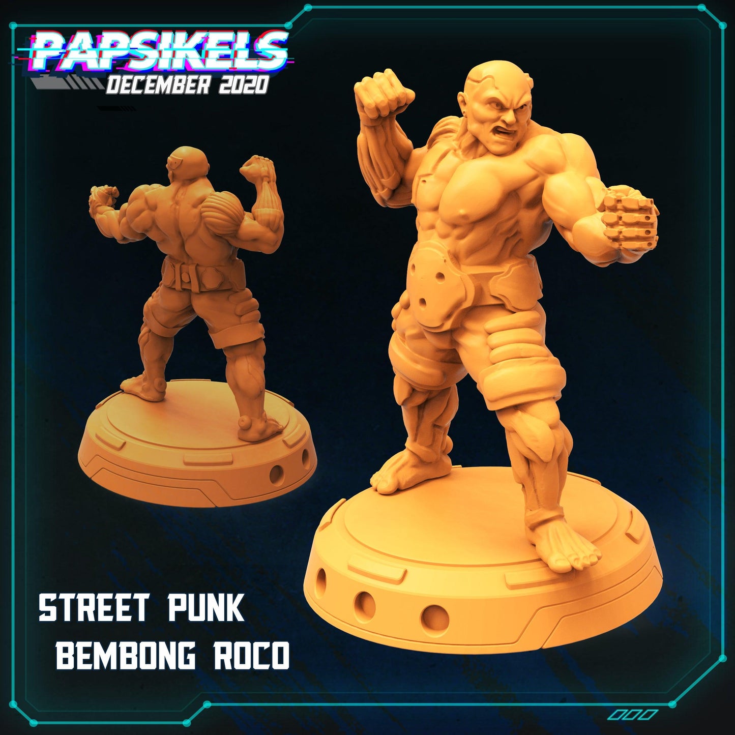 3D Printed Papsikels Street Punks 28mm 32mm - 3D Printing Boss 