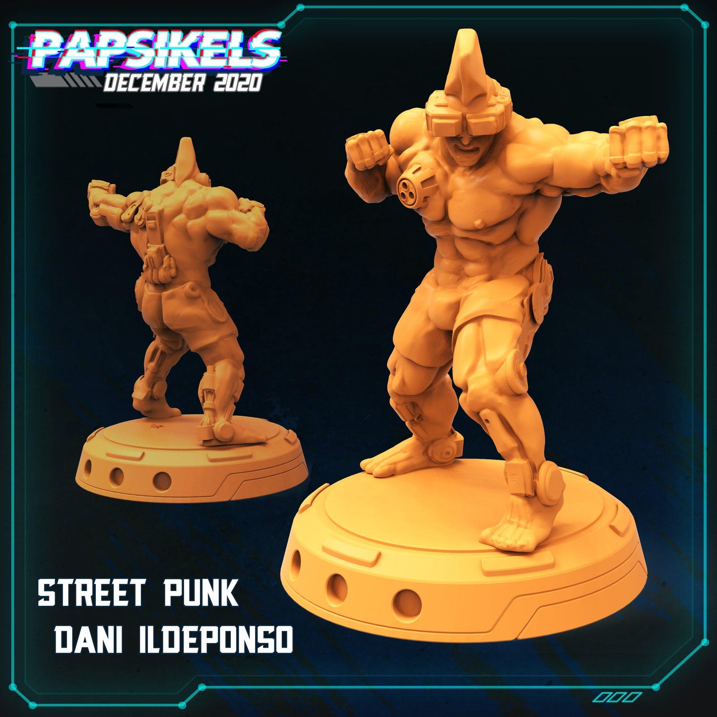 3D Printed Papsikels Street Punks 28mm 32mm - 3D Printing Boss 