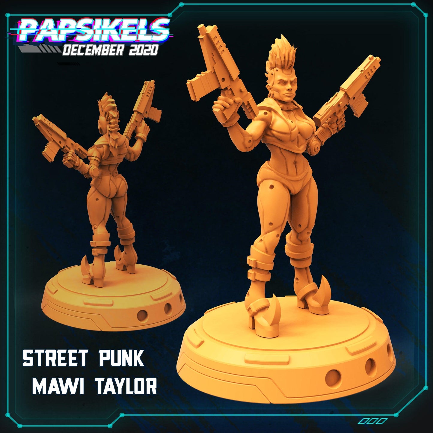 3D Printed Papsikels Street Punks 28mm 32mm - 3D Printing Boss 