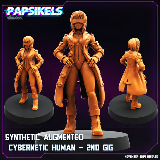 3D Printed Papsikels Synthetic Augmented Cybernetic Human Nov 2024 Cyberpunk 28mm 32mm - 3D Printing Boss 