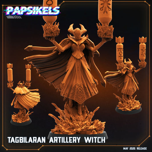 3D Printed Papsikels Tagbilaran Artillery Witch 28mm 32mm - 3D Printing Boss 