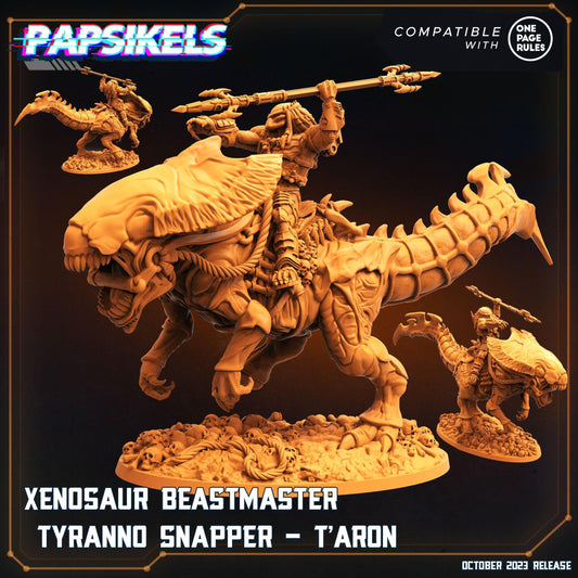 3D Printed Papsikels Taron Xenosaur Beastmaster Tyranno Snapper Set 28mm 32mm - 3D Printing Boss 