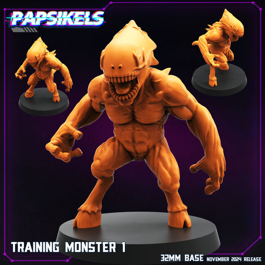 3D Printed Papsikels Training Monster Nov 2024 Cyberpunk 28mm 32mm - 3D Printing Boss 