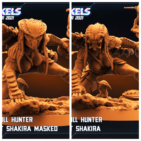 3D Printed Papsikels Vixen Skull Hunter Scarlet Shakira Skull Hunters 2 The Exterminators 28mm 32mm - 3D Printing Boss 