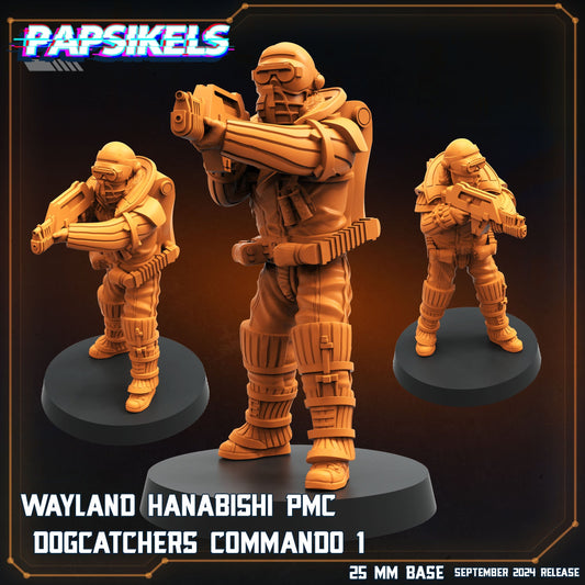 3D Printed Papsikels Wayland Hanabishi Pmc Dogcatcher Commandos Set SEPTEMBER 2024 SCIFI 28mm 32mm - 3D Printing Boss 