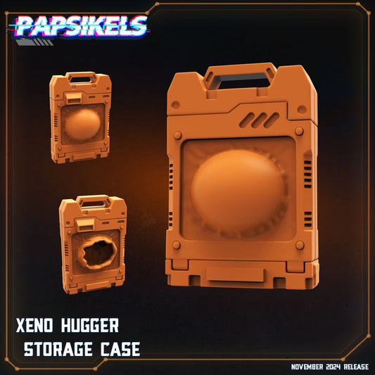 3D Printed Papsikels Xeno Hugger Storage Case Nov 2024 Scifi 28mm 32mm - 3D Printing Boss 