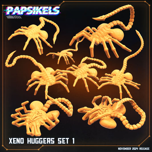 3D Printed Papsikels Xeno Huggers Set 1 Nov 2024 Scifi 28mm 32mm - 3D Printing Boss 