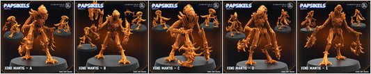 3D Printed Papsikels Xeno Mantis Set 28mm 32mm - 3D Printing Boss 
