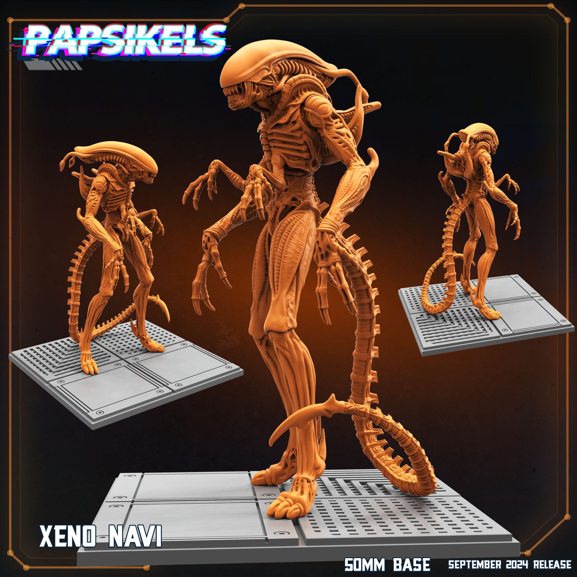 3D Printed Papsikels Xeno Navi 28mm 32mm - 3D Printing Boss 