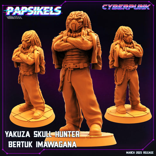 3D Printed Papsikels - Yakuza Skull Hunter Set March 2023 Cyberpunk - 28mm 32mm - 3D Printing Boss 