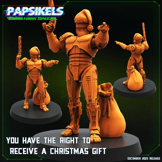 3D Printed Papsikels You Have The Right To Receive A Christmas Gift 28mm 32mm - 3D Printing Boss 