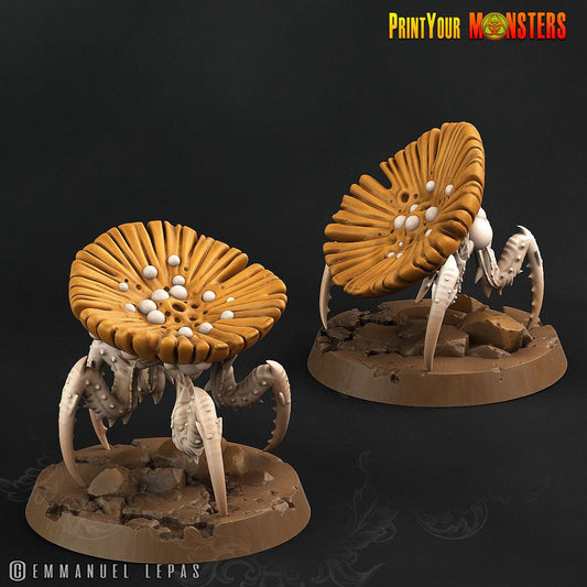 3D Printed Print Your Monster Small Spider Mushrooms The Lost Mushrooms 28mm - 32mm D&D Wargaming - 3D Printing Boss 