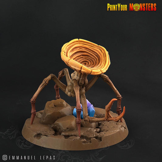 3D Printed Print Your Monster Spider Mushrooms The Lost Mushrooms 28mm - 32mm D&D Wargaming - 3D Printing Boss 