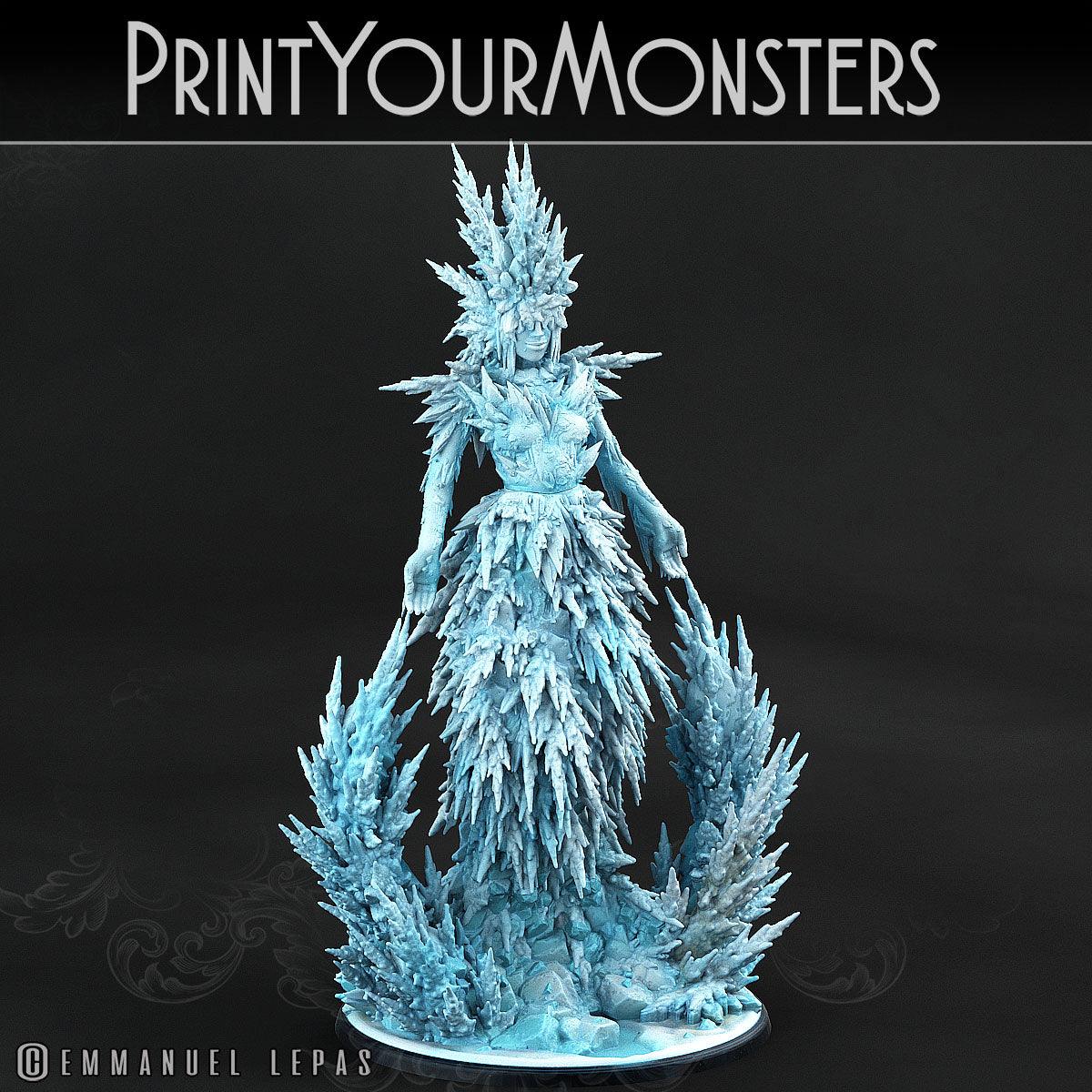 3D Printed Print Your Monsters Azuragel The Wrath of Gloomrime Monsters Part II Set 28mm - 32mm D&D Wargaming - 3D Printing Boss 