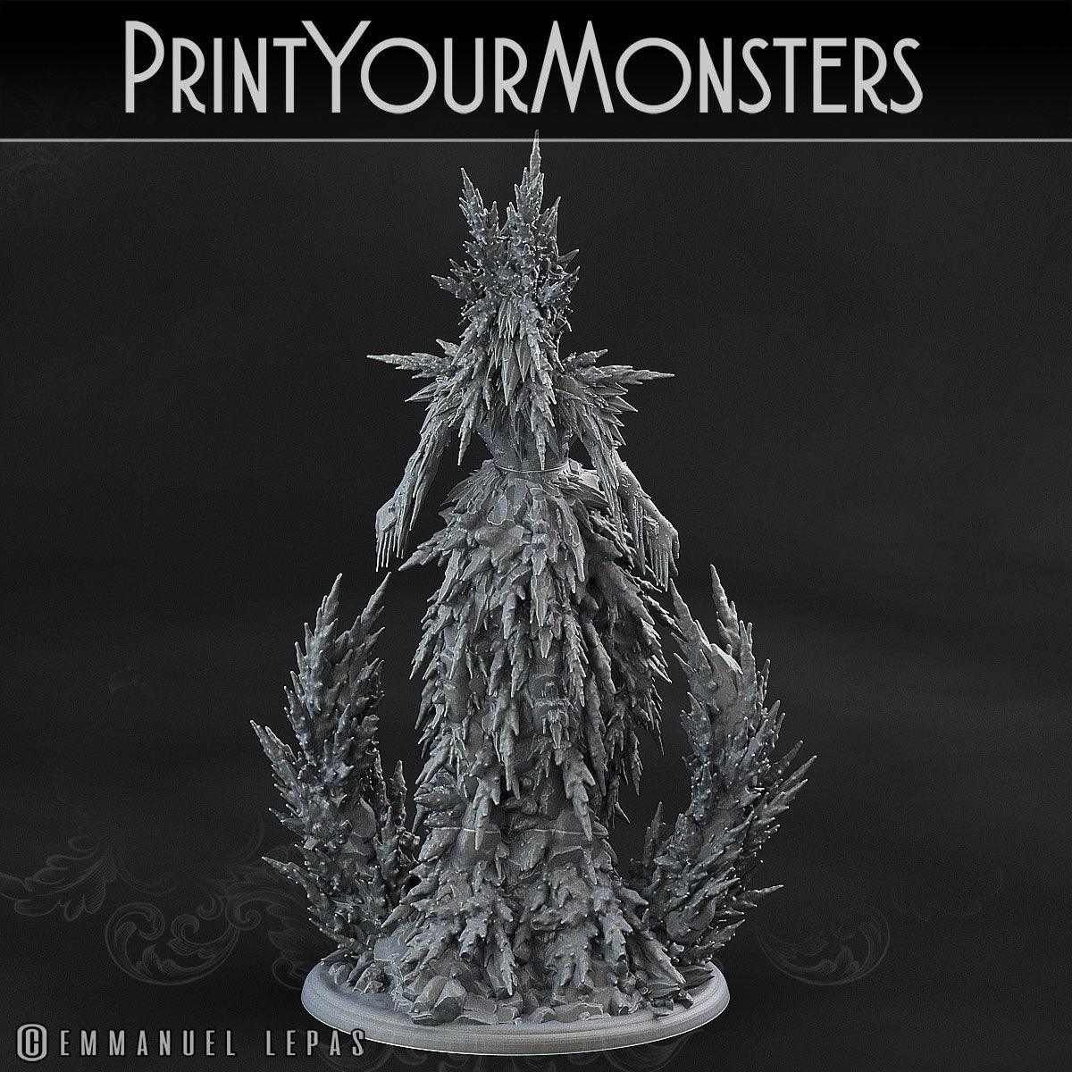3D Printed Print Your Monsters Azuragel The Wrath of Gloomrime Monsters Part II Set 28mm - 32mm D&D Wargaming - 3D Printing Boss 