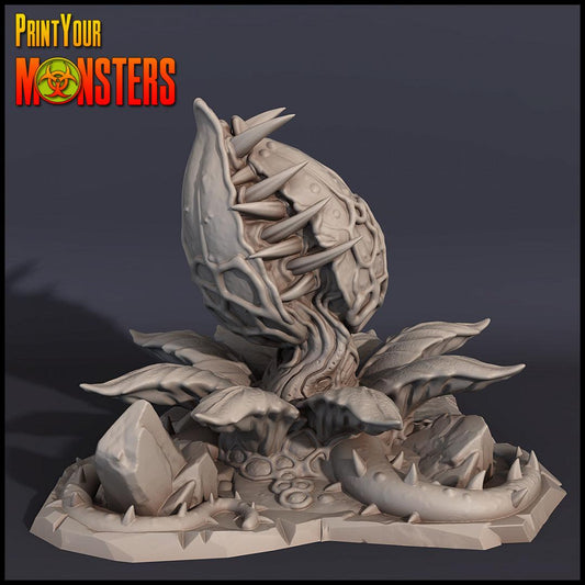 3D Printed Print Your Monsters Classic Carnivorous Plant 2 Set 28mm - 32mm D&D Wargaming - 3D Printing Boss 
