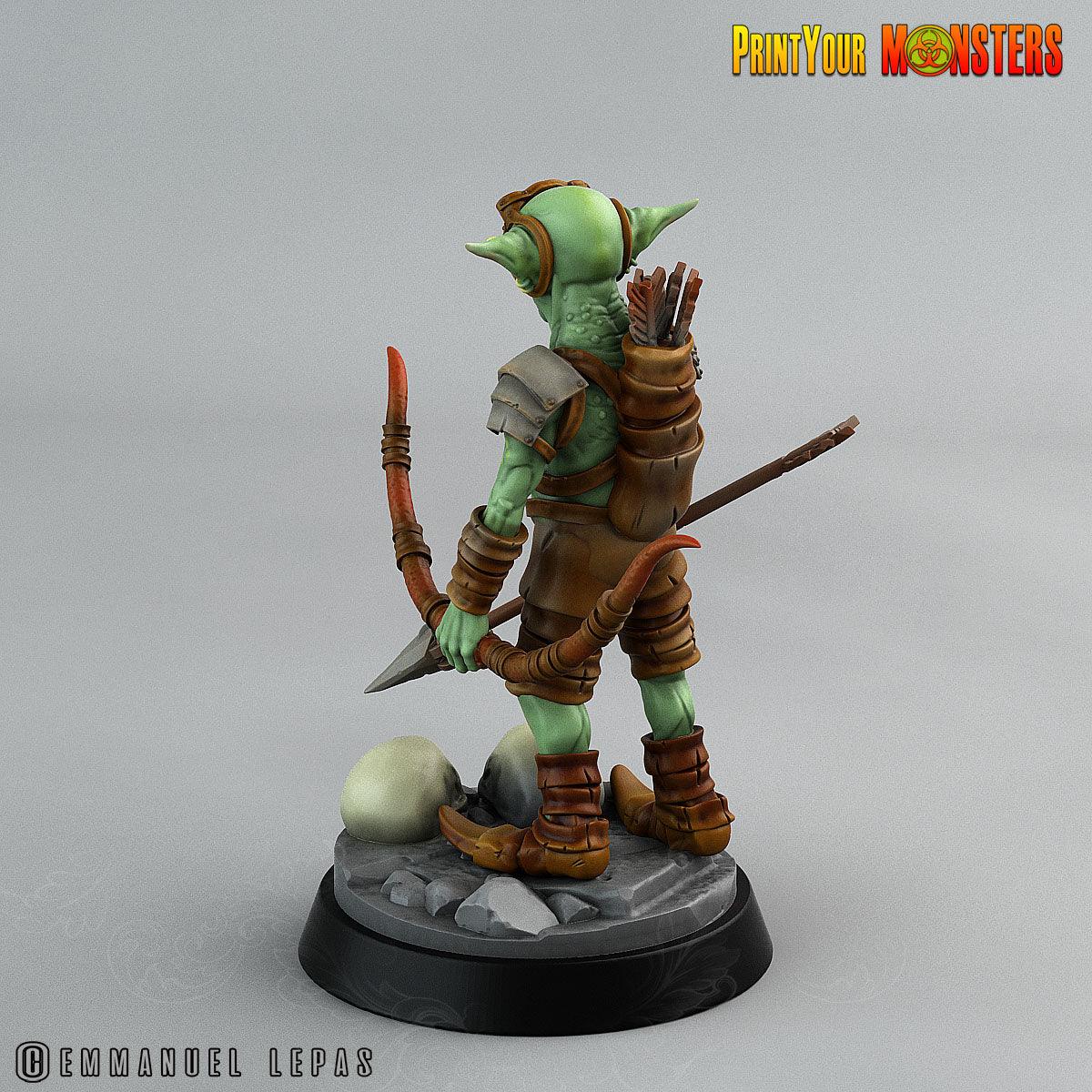 3D Printed Print Your Monsters Goblins Depths Of Choas Confronting The Abyss 28mm - 32mm D&D Wargaming - 3D Printing Boss 