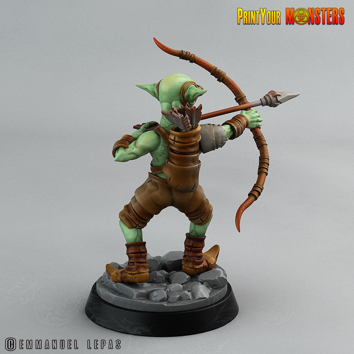 3D Printed Print Your Monsters Goblins Depths Of Choas Confronting The Abyss 28mm - 32mm D&D Wargaming - 3D Printing Boss 