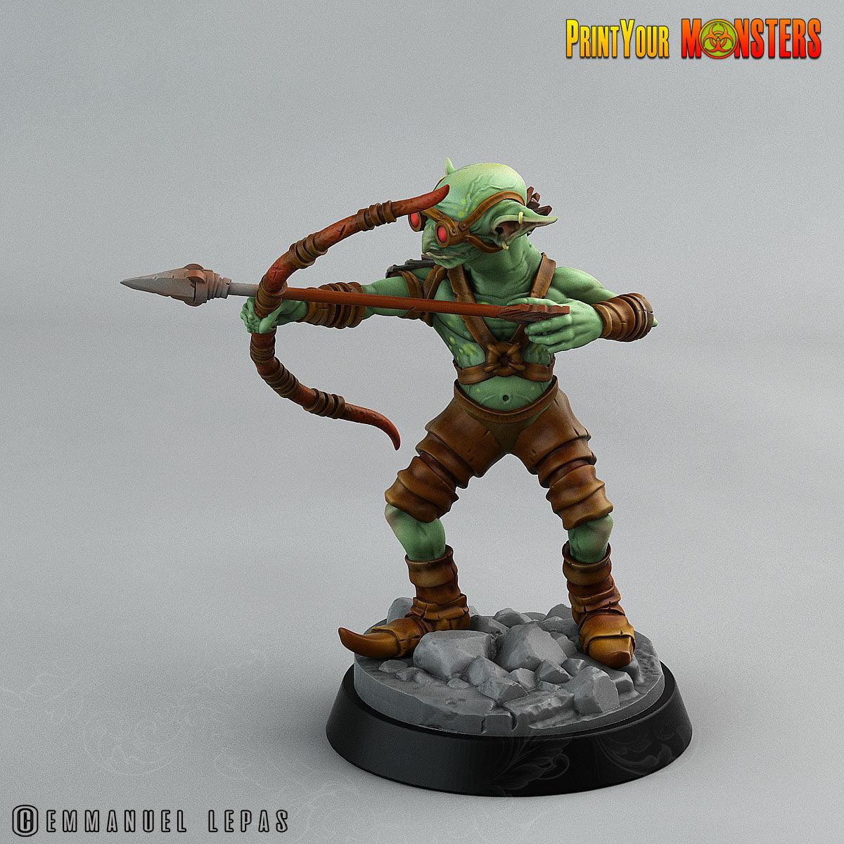3D Printed Print Your Monsters Goblins Depths Of Choas Confronting The Abyss 28mm - 32mm D&D Wargaming - 3D Printing Boss 