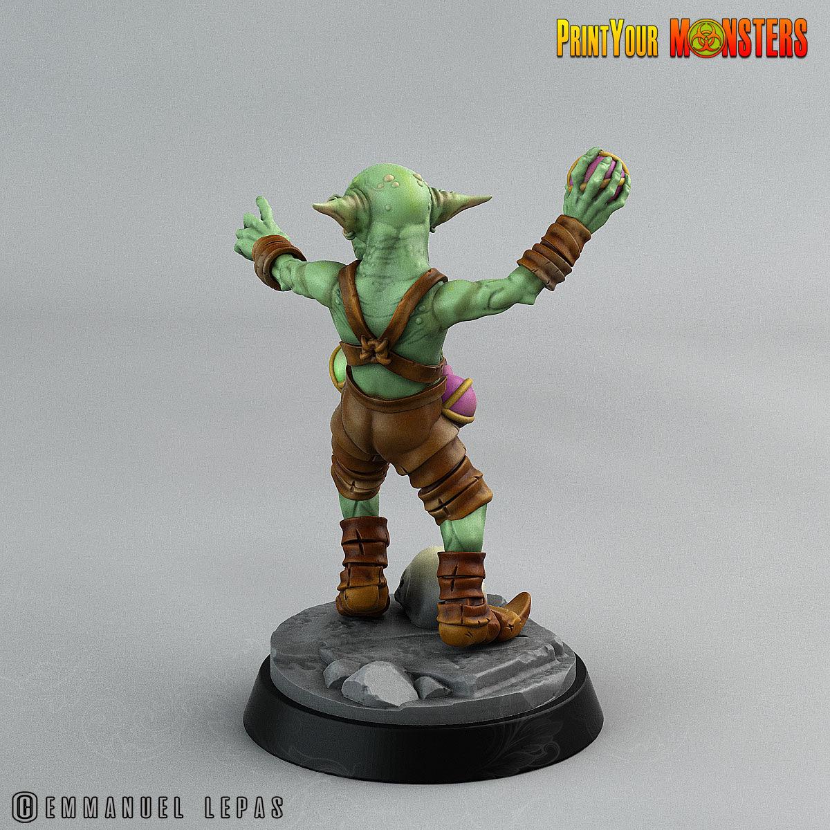 3D Printed Print Your Monsters Goblins Depths Of Choas Confronting The Abyss 28mm - 32mm D&D Wargaming - 3D Printing Boss 
