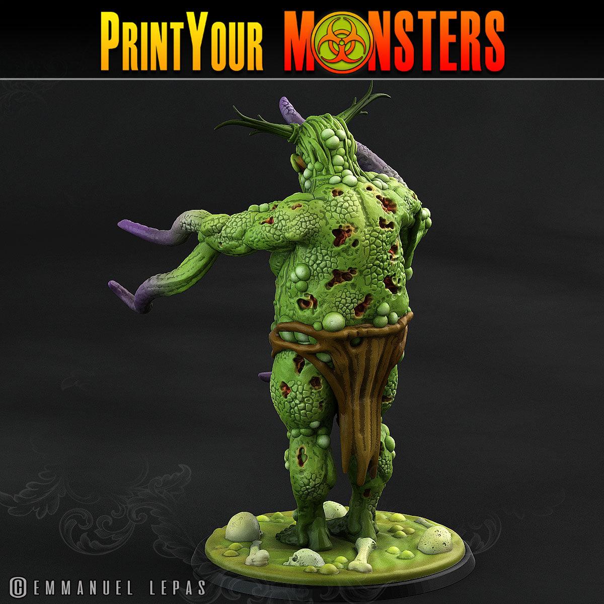 3D Printed Print Your Monsters Guardian Plague Army Of Spooky Swamp Set 28mm - 32mm D&D Wargaming - 3D Printing Boss 