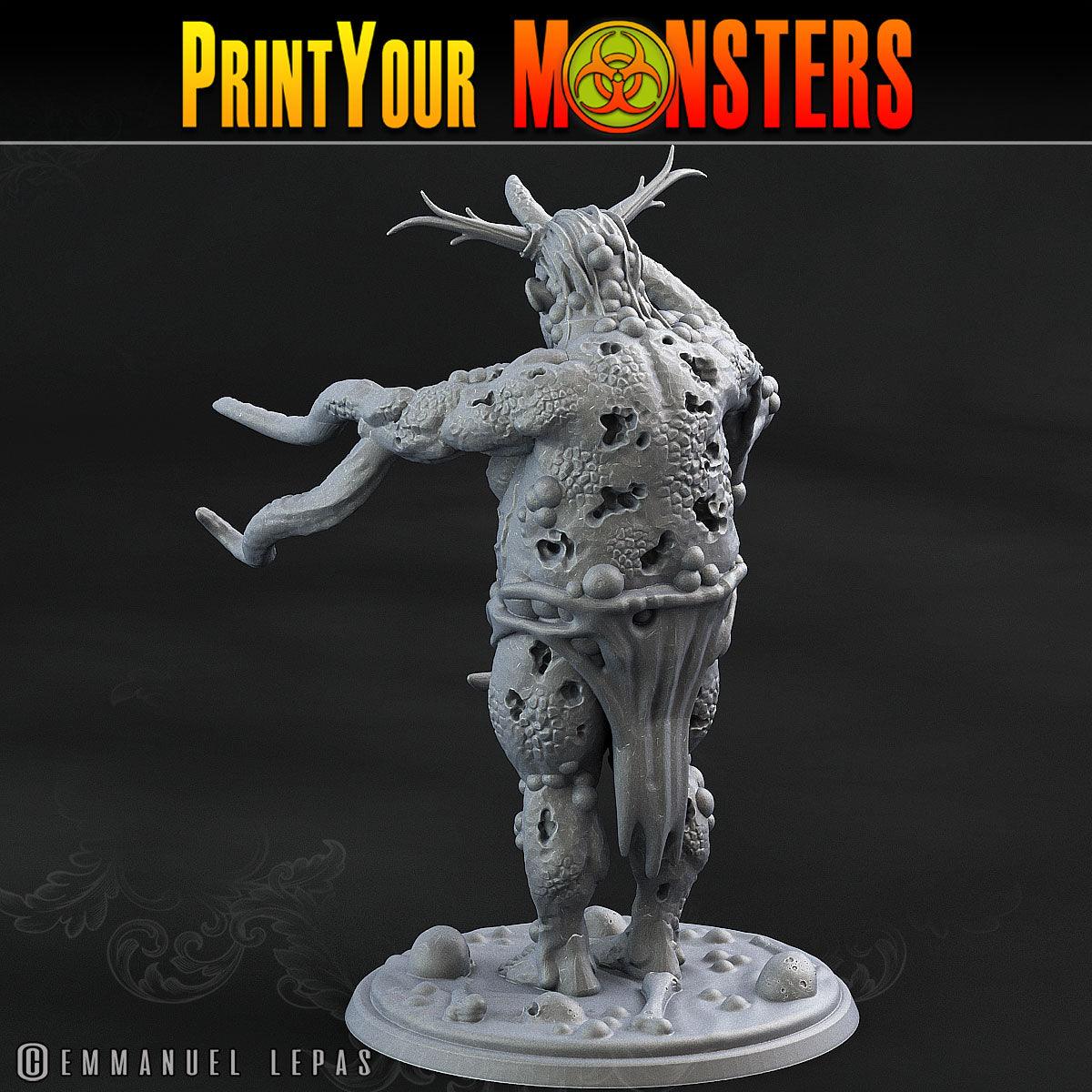 3D Printed Print Your Monsters Guardian Plague Army Of Spooky Swamp Set 28mm - 32mm D&D Wargaming - 3D Printing Boss 