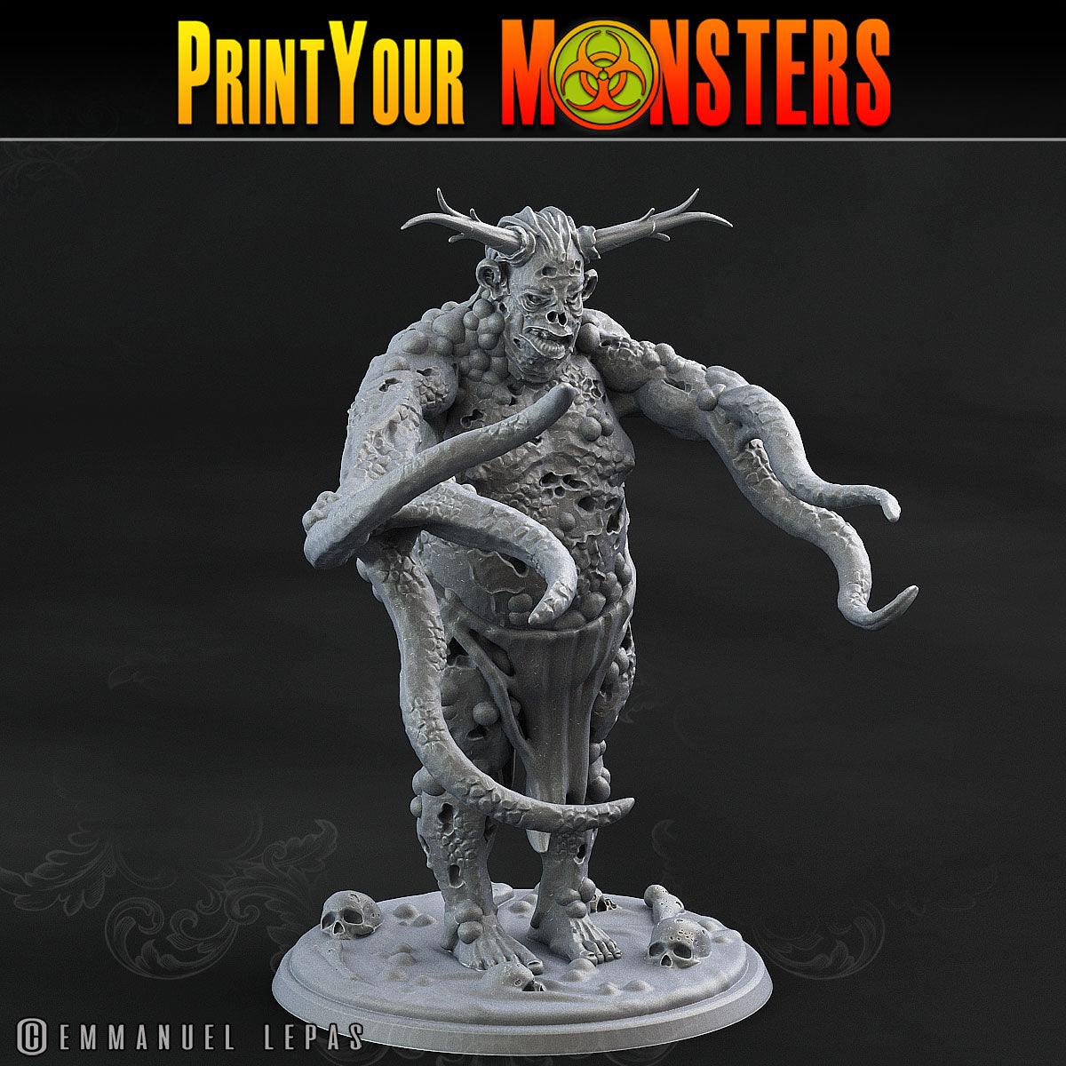 3D Printed Print Your Monsters Guardian Plague Army Of Spooky Swamp Set 28mm - 32mm D&D Wargaming - 3D Printing Boss 