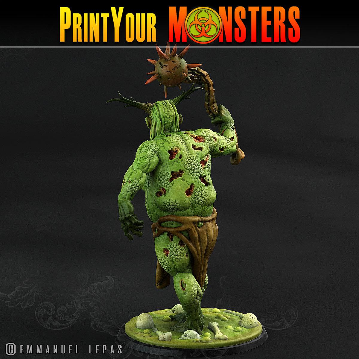 3D Printed Print Your Monsters Guardian Plague Army Of Spooky Swamp Set 28mm - 32mm D&D Wargaming - 3D Printing Boss 