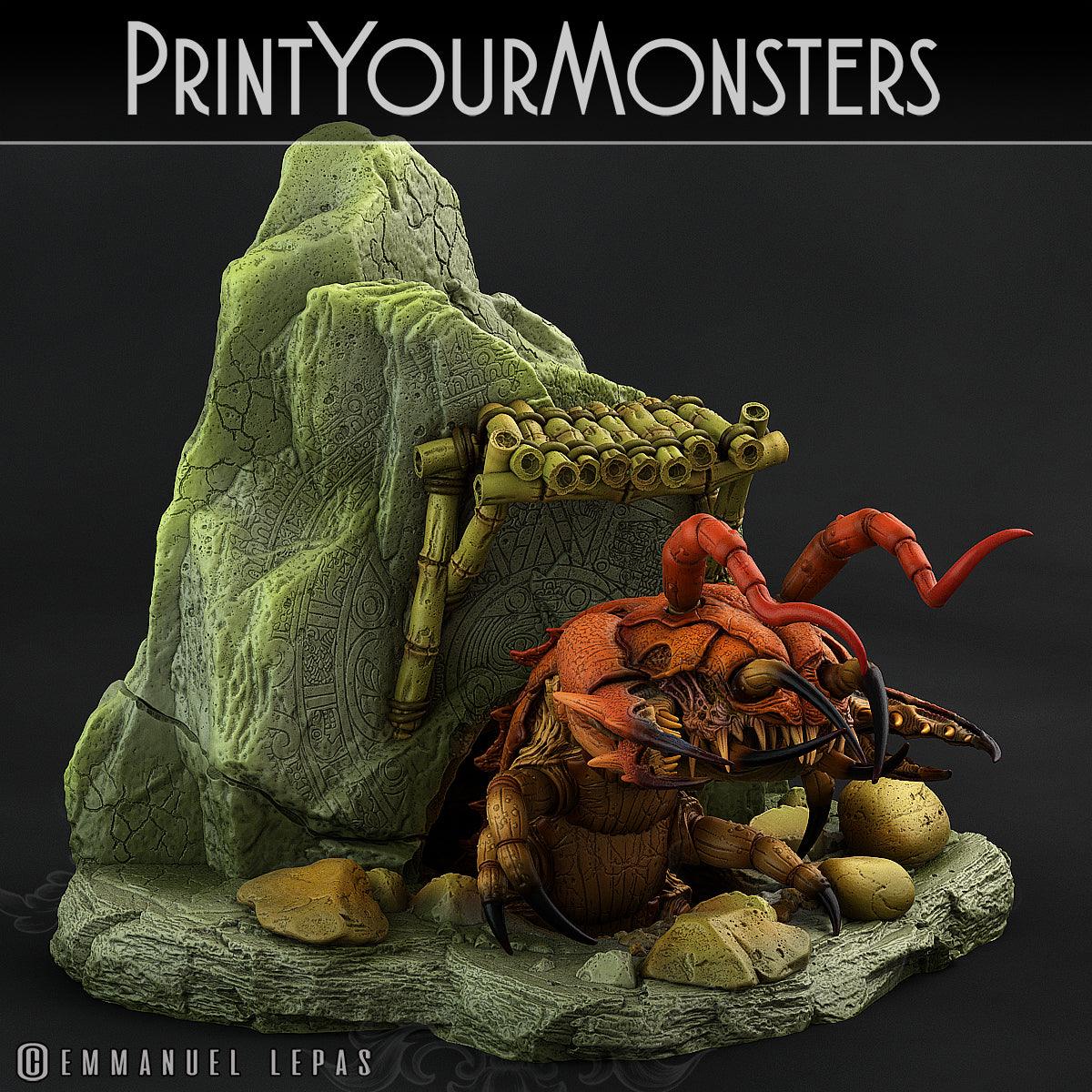 3D Printed Print Your Monsters Jungle Goblins Pack 28mm - 32mm D&D Wargaming - 3D Printing Boss 