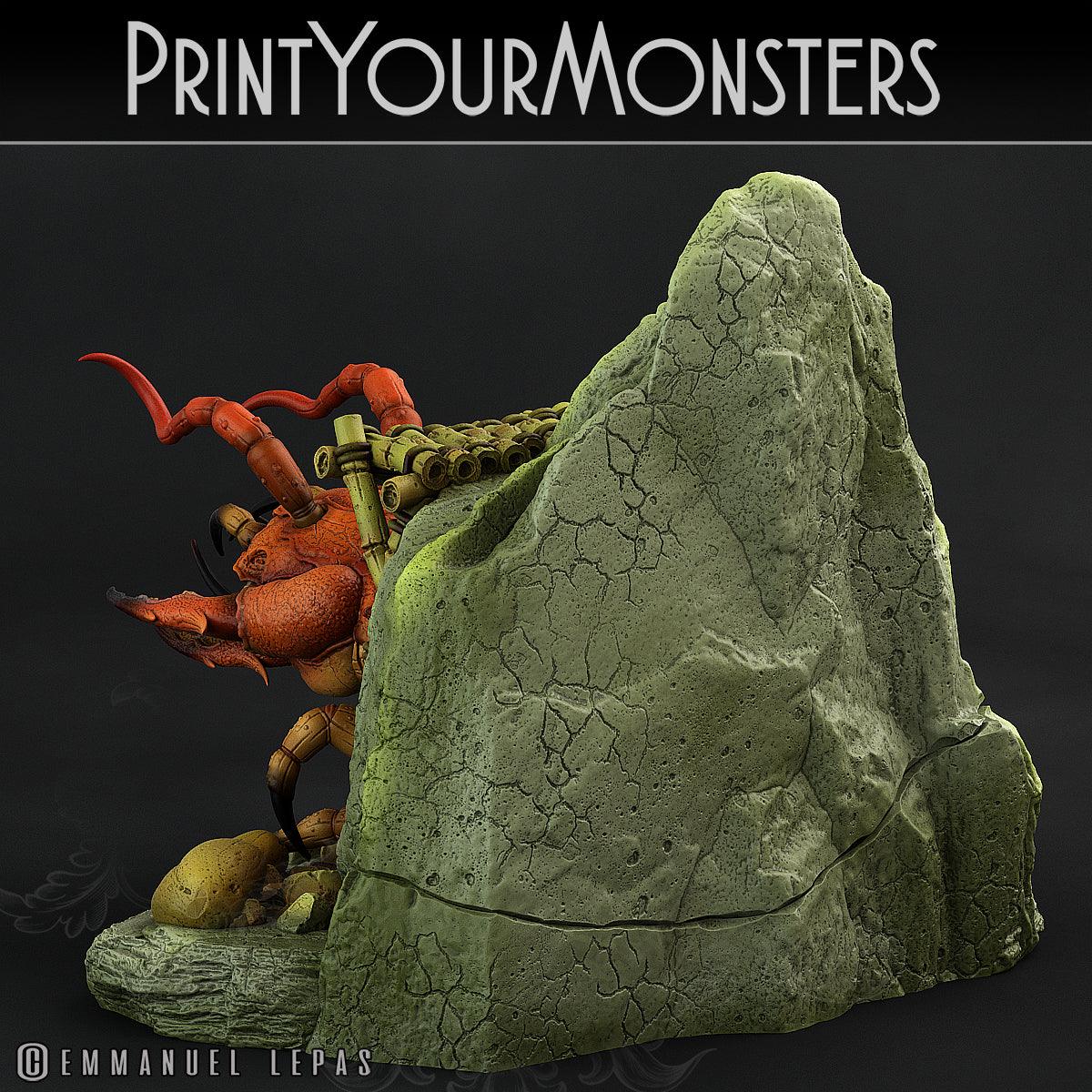 3D Printed Print Your Monsters Jungle Goblins Pack 28mm - 32mm D&D Wargaming - 3D Printing Boss 