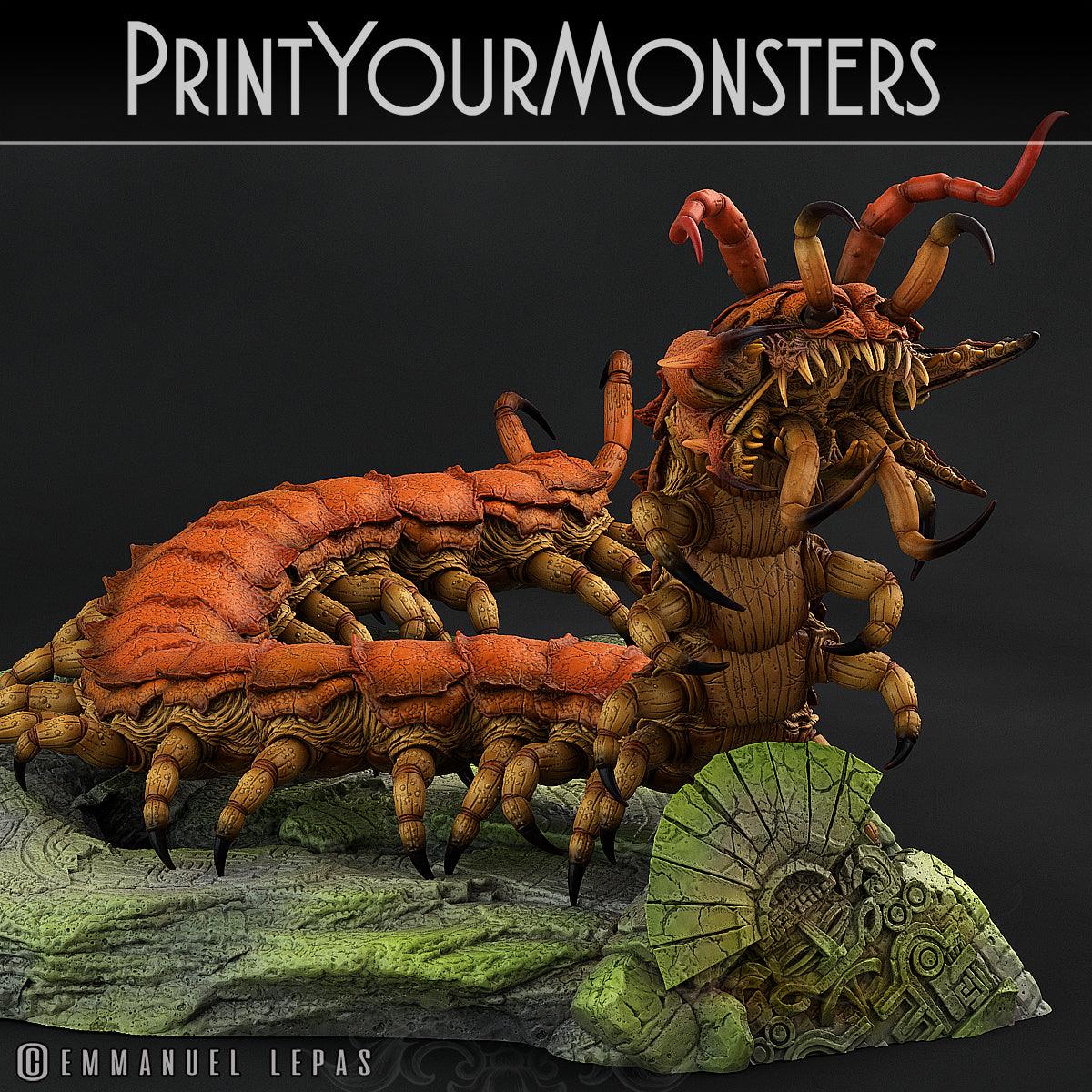 3D Printed Print Your Monsters Jungle Goblins Pack 28mm - 32mm D&D Wargaming - 3D Printing Boss 
