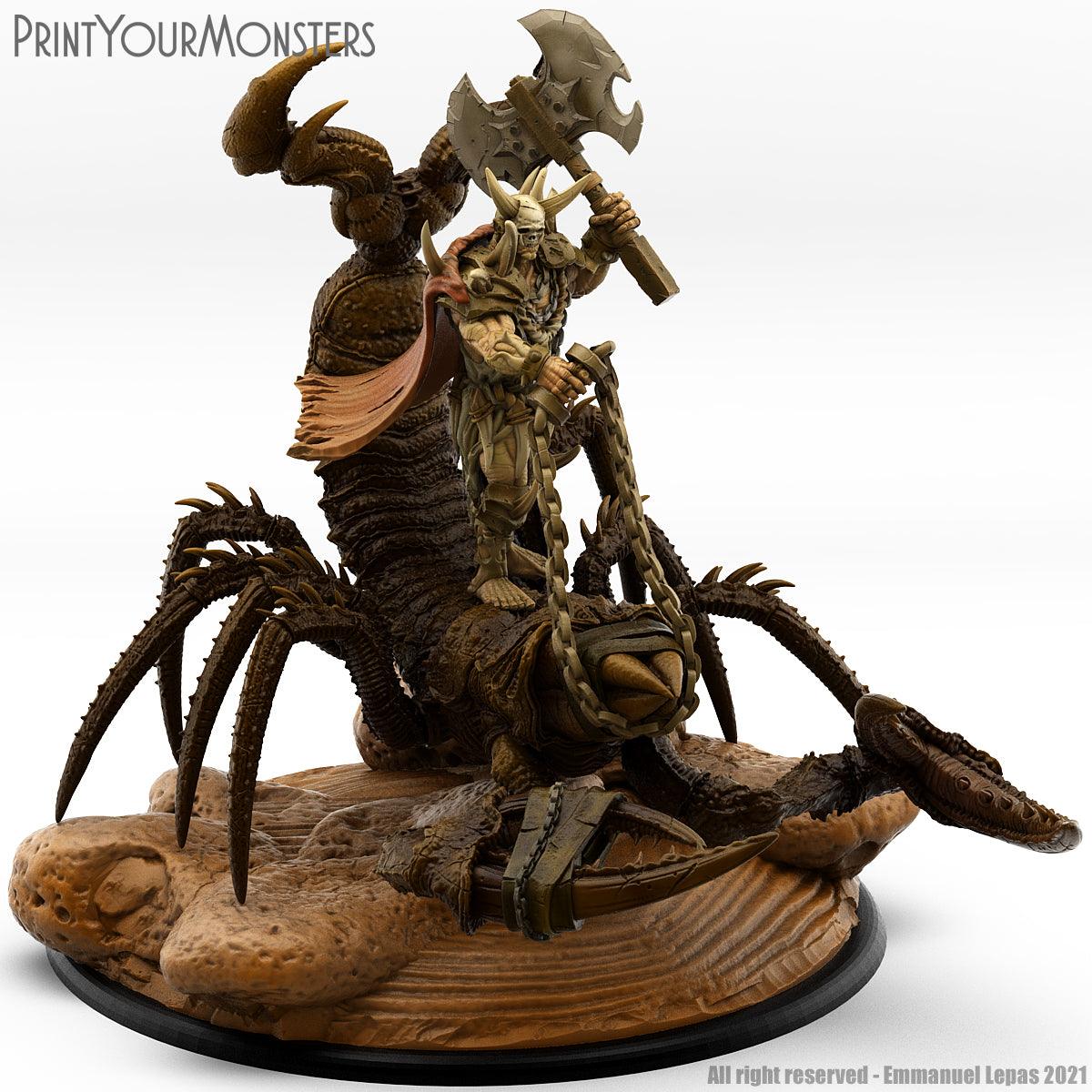 3D Printed Print Your Monsters Piskoramli Desert Orcs Set 28mm - 32mm D&D Wargaming - 3D Printing Boss 