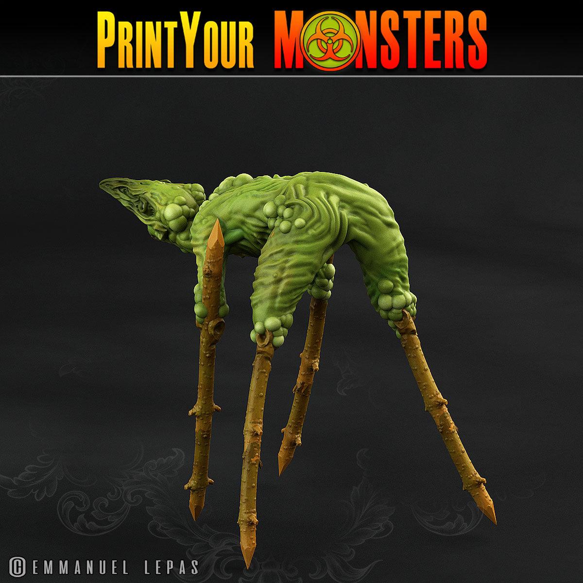 3D Printed Print Your Monsters Plague Men Plague Army Of Spooky Swamp Set 28mm - 32mm D&D Wargaming - 3D Printing Boss 