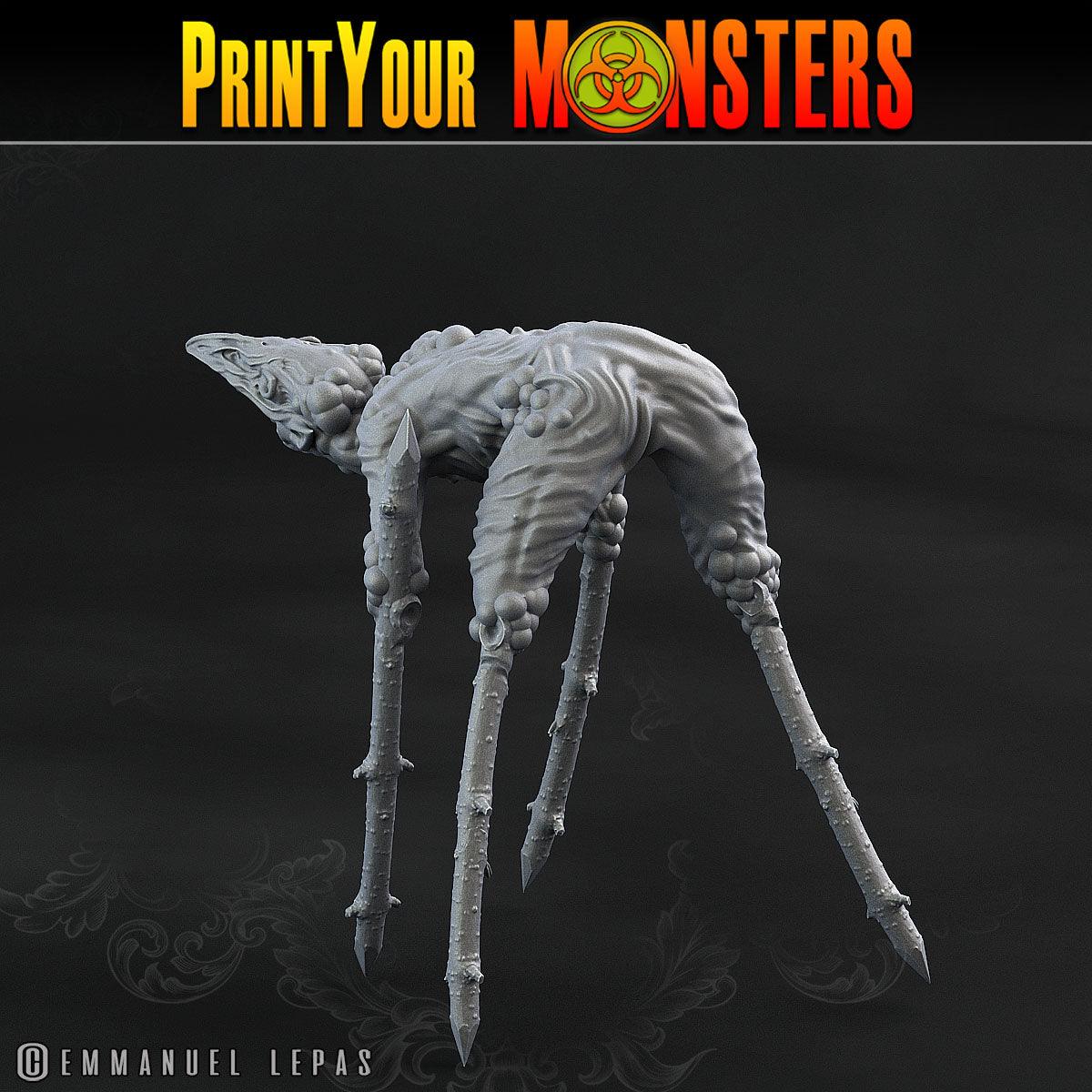 3D Printed Print Your Monsters Plague Men Plague Army Of Spooky Swamp Set 28mm - 32mm D&D Wargaming - 3D Printing Boss 
