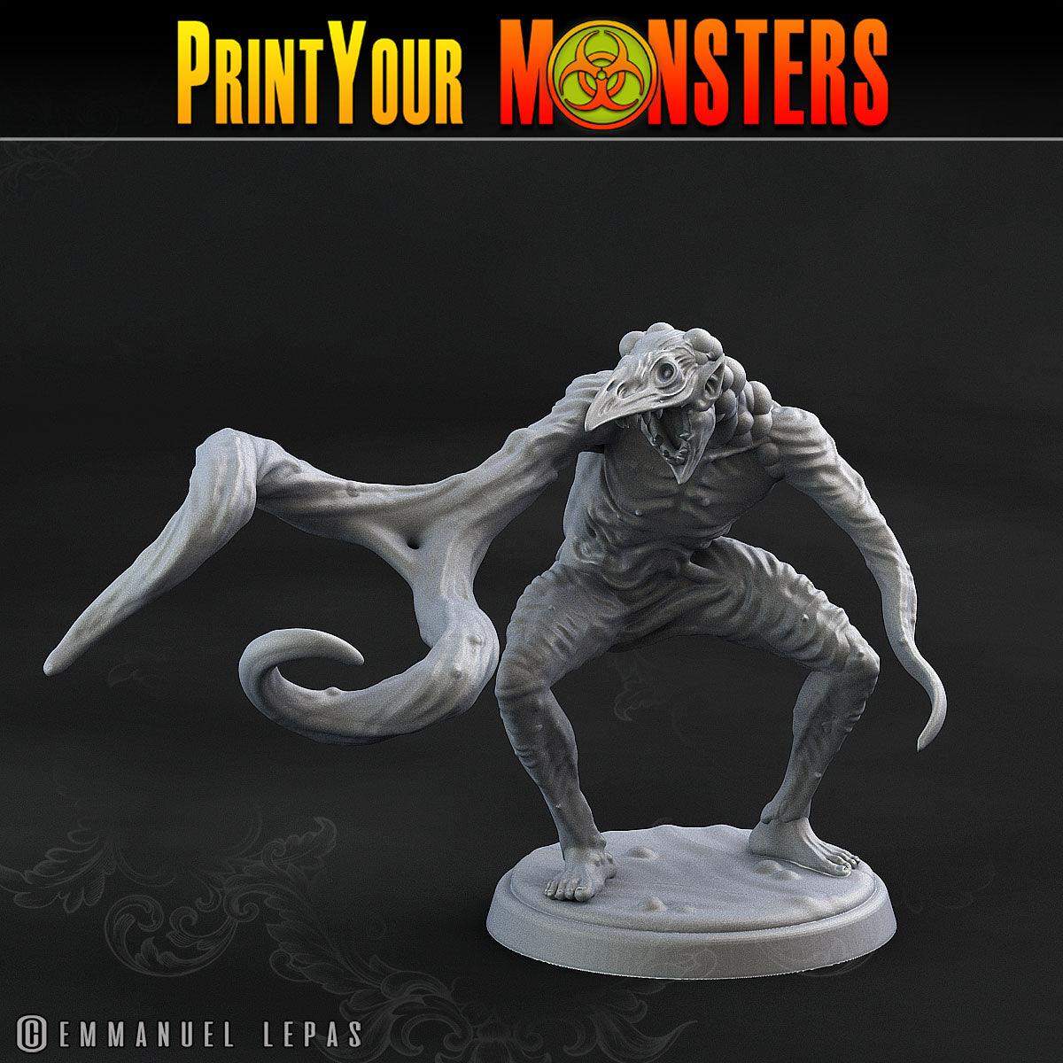 3D Printed Print Your Monsters Plague Men Plague Army Of Spooky Swamp Set 28mm - 32mm D&D Wargaming - 3D Printing Boss 